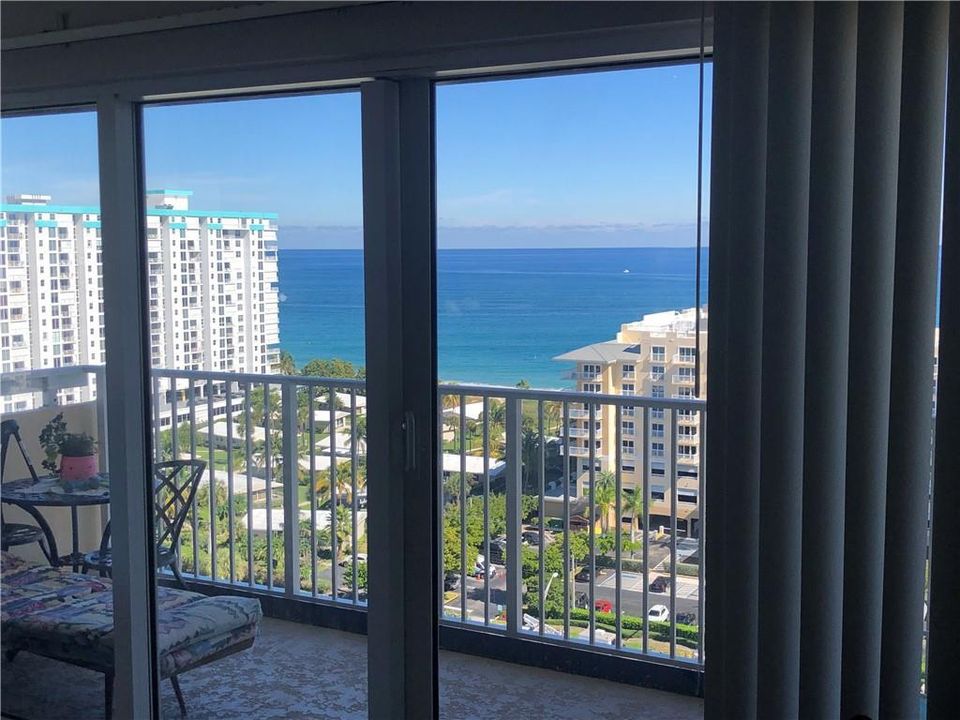 View from living room