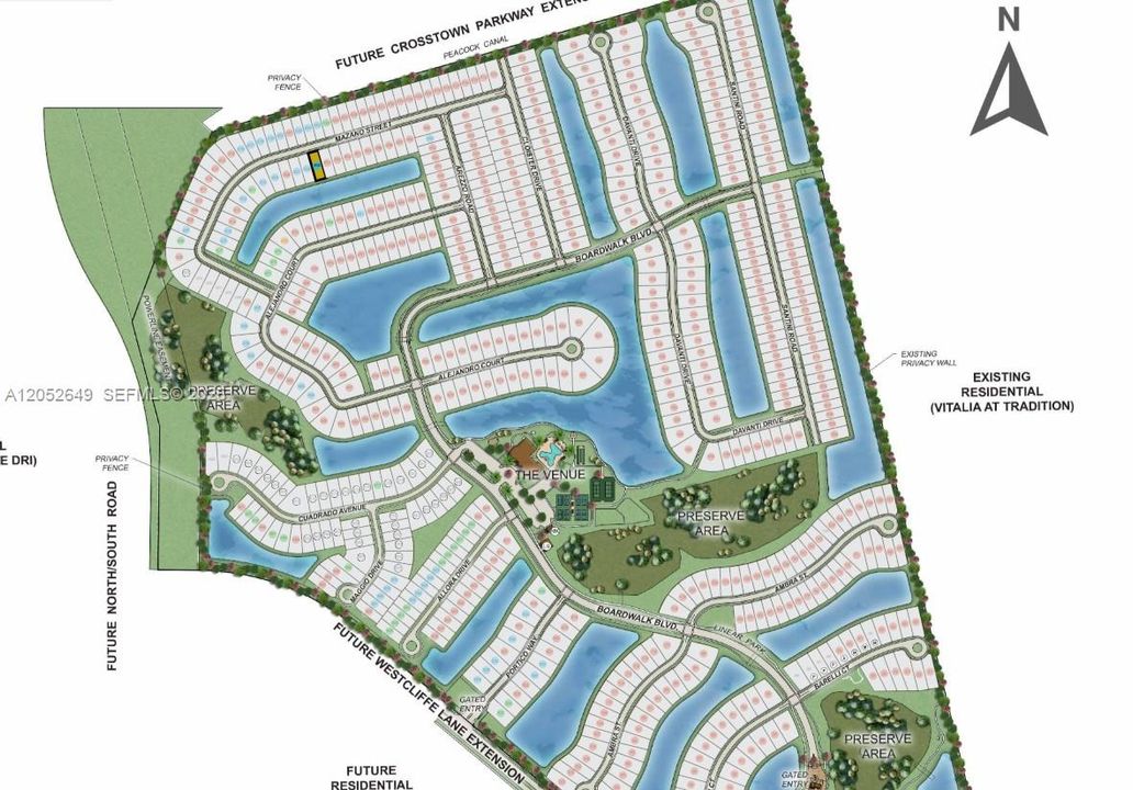 13402 SW Mazzano Street Site Map