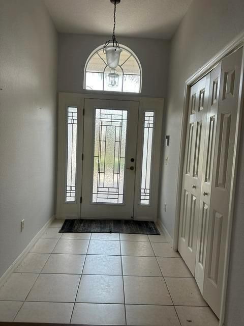 Front door interior