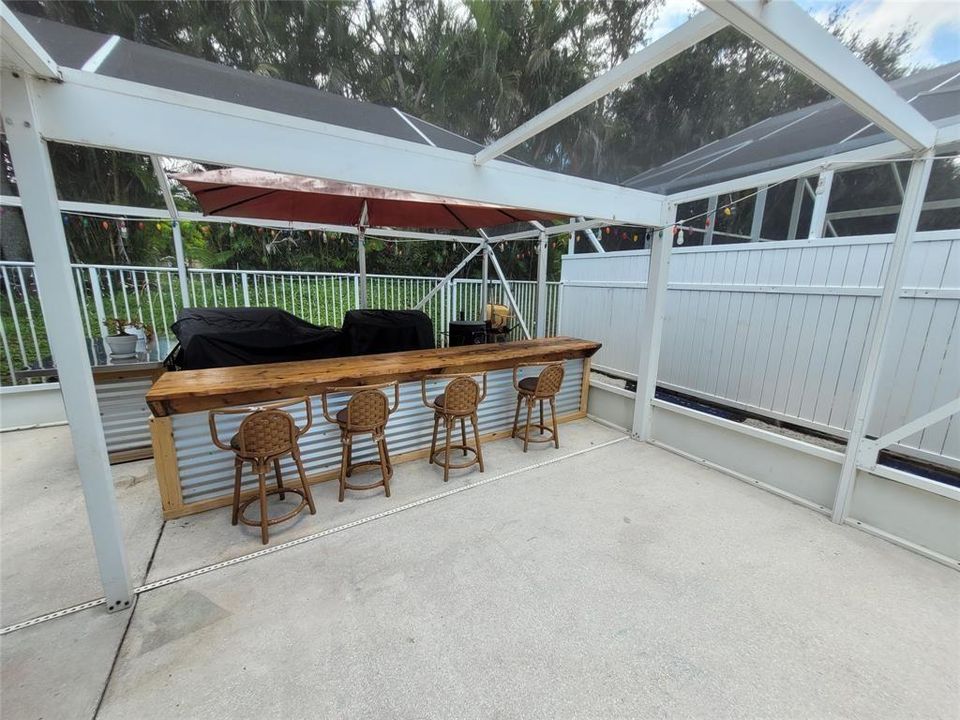 Entertain and Unwind on back porch!