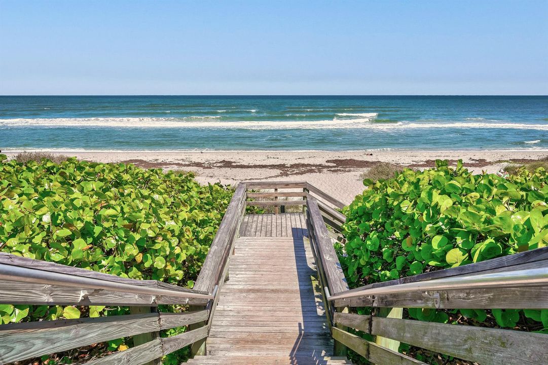 beach walk over