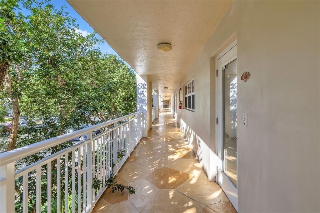 Walkway to Unit