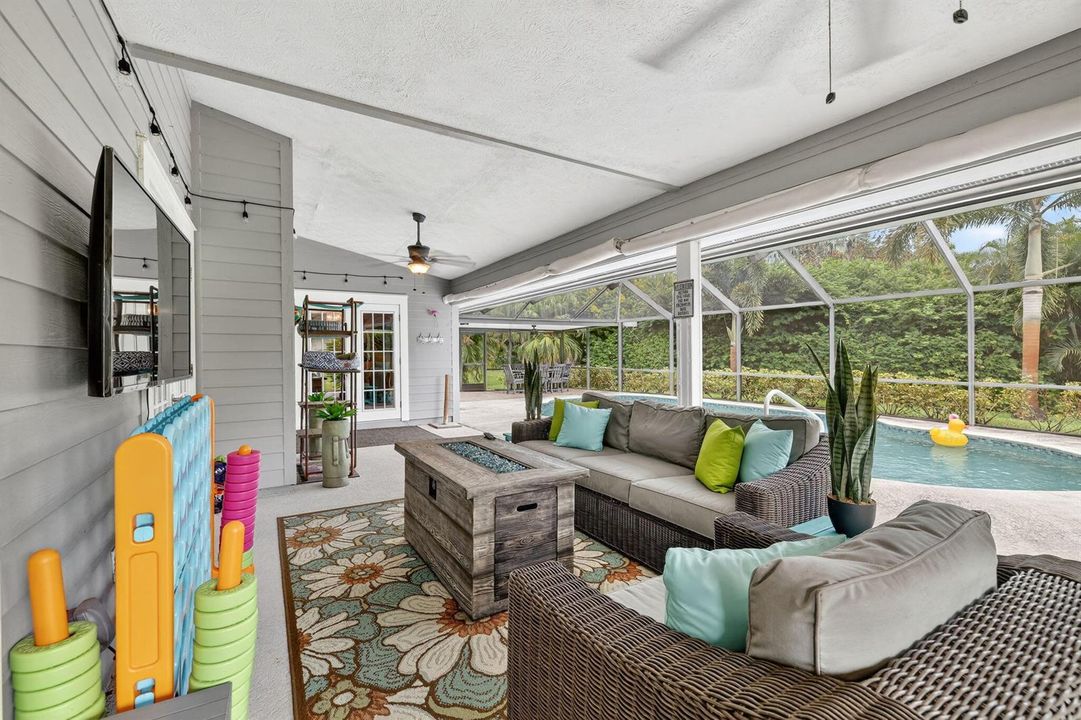 Covered patio