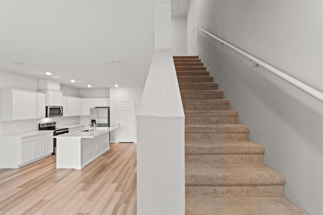Kitchen/Living/Stairs