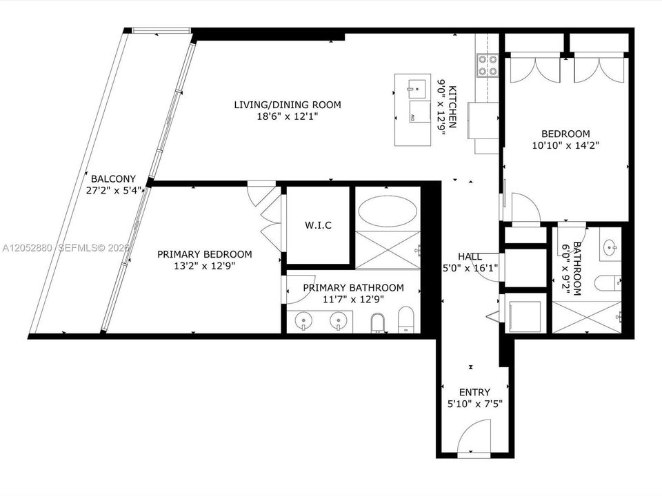 For Sale: $659,000 (1 beds, 2 baths, 1220 Square Feet)