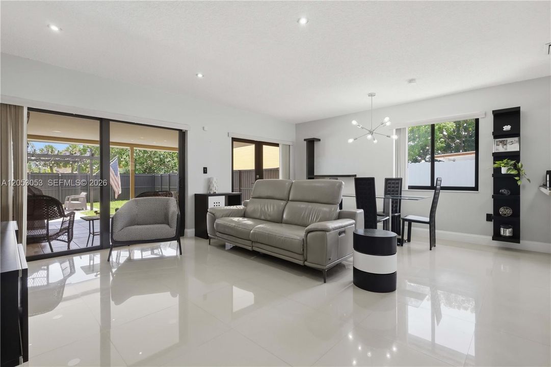large open floor plan