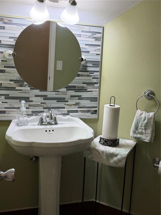 Downstairs half bath