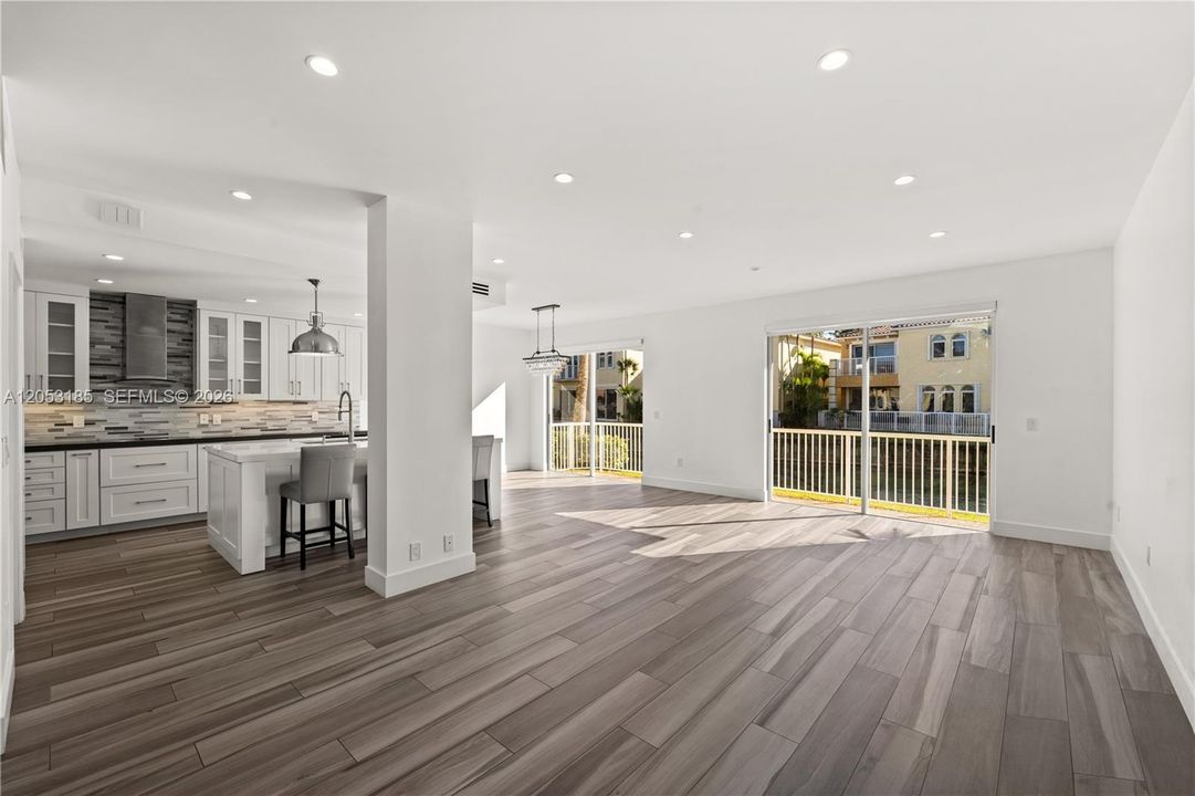 Living dining view