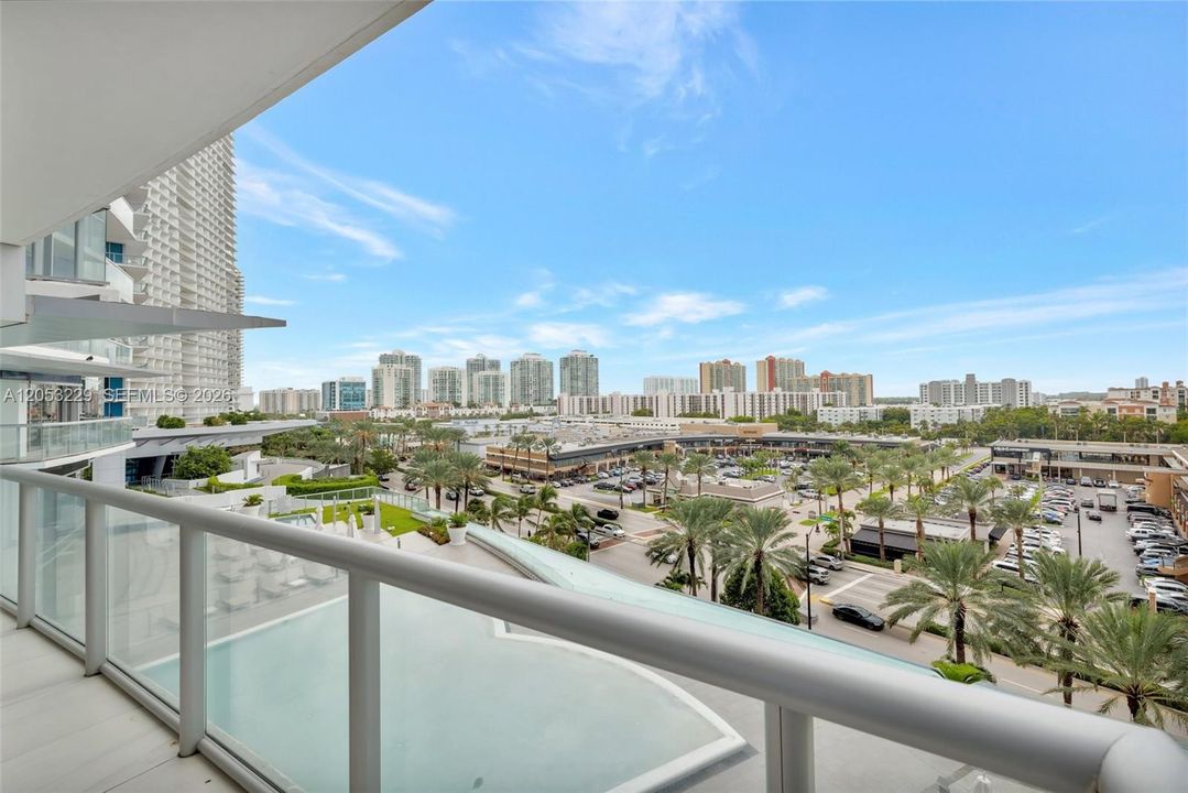 Private Balcony with City Views from the Main Bedroom