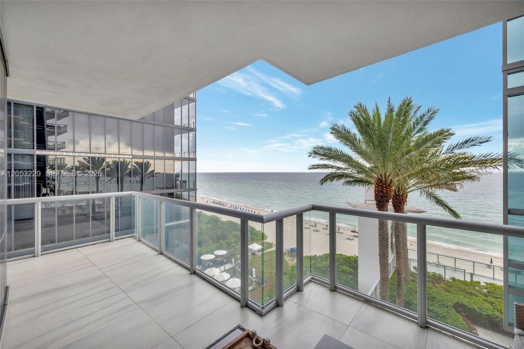 Beachfront Views from the Balcony