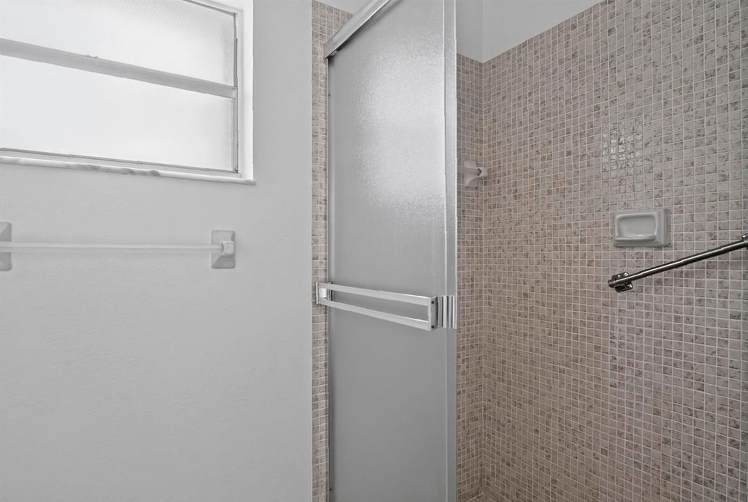 Walk in shower
