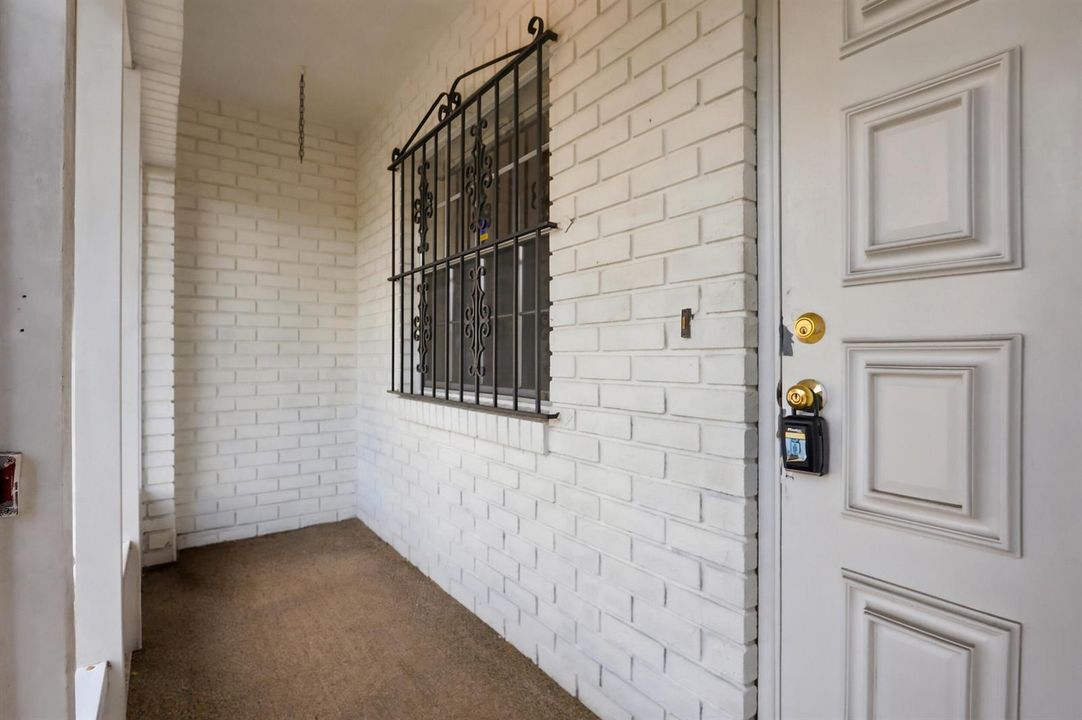Covered Front Patio