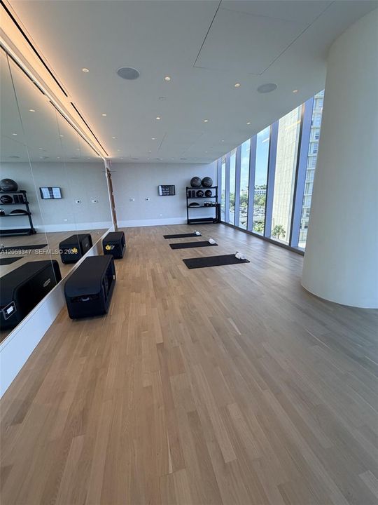 pilates & yoga room