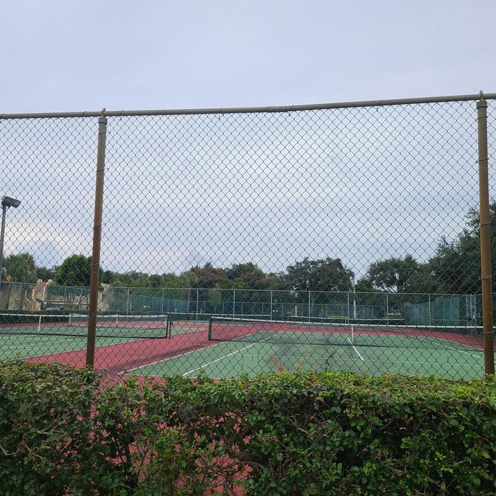 tennis courts
