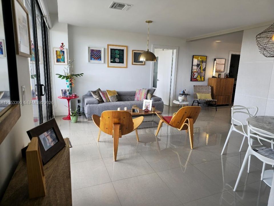 With open pocket doors