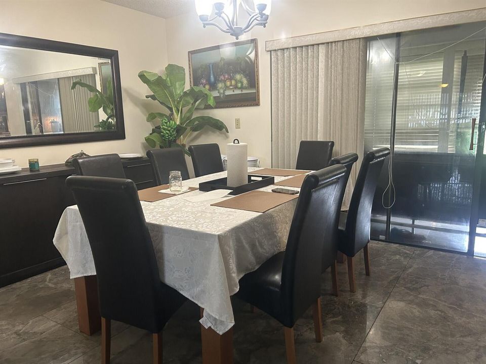 Separate dining room