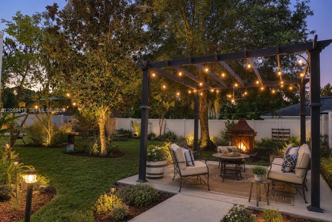 Virtually staged