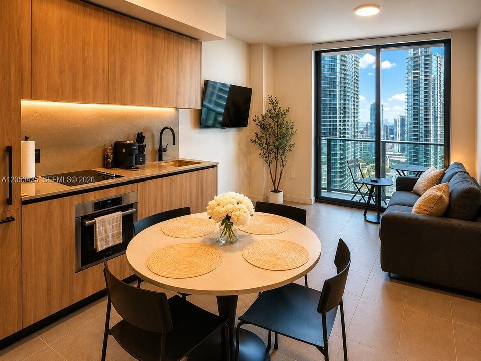 В аренду: $3,700 (1 спален, 2 ванн, 544 Квадратных фут)