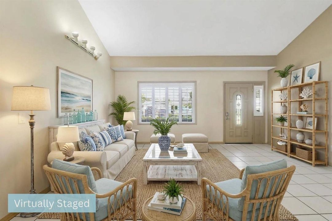 Staged Living Room