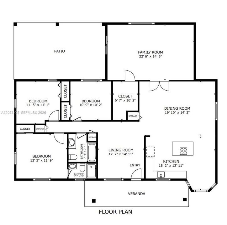 На продажу: $825,000 (3 спален, 2 ванн, 1838 Квадратных фут)