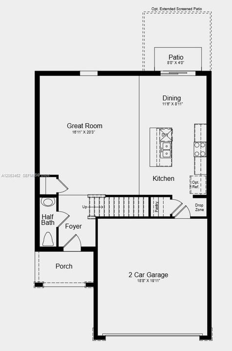 Floor 1 - additional Highlights Include: window blinds throughout the whole house, extended LVP flooring on the first floor, and all appliances included.