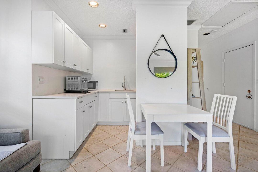 Kitchen and dining area