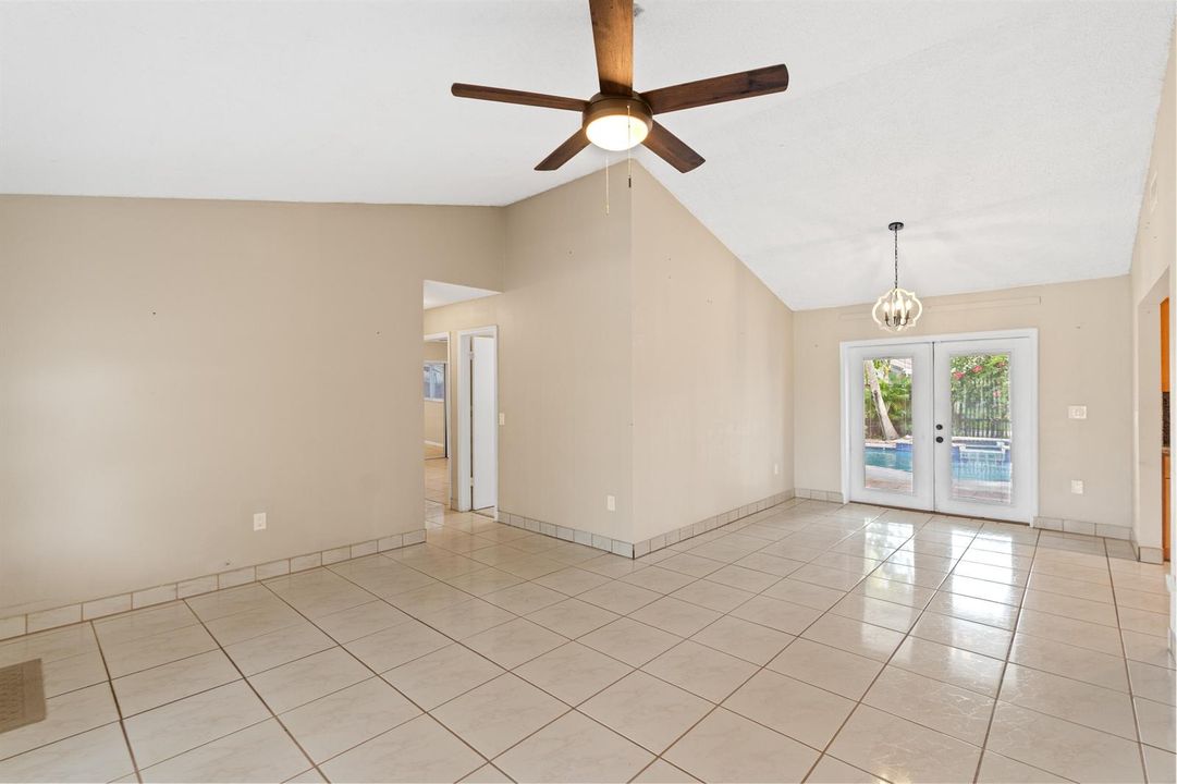 Living and dining room