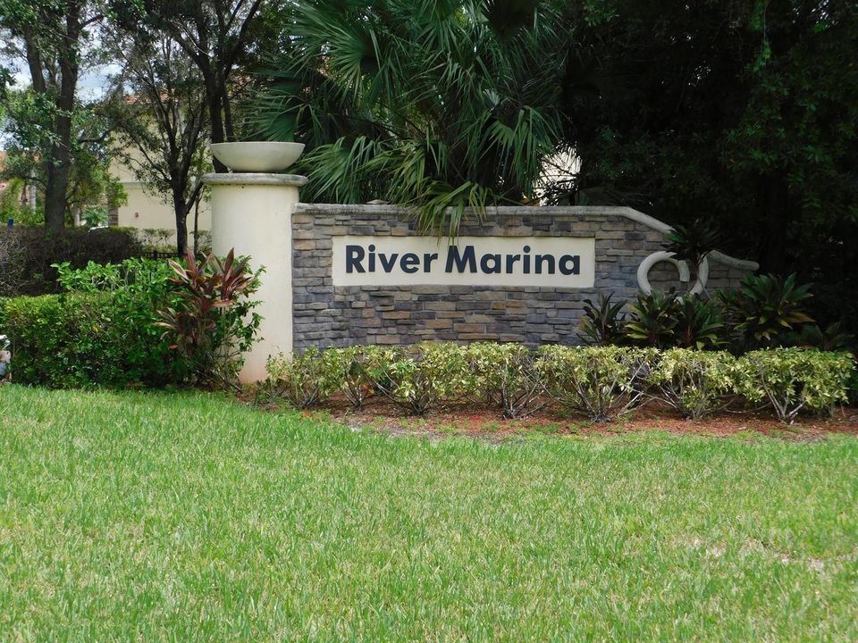 River Marina Entrance