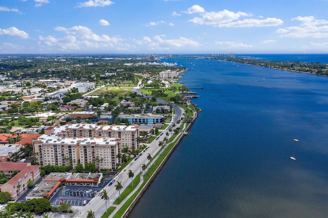 Aerial Overlooking PB Inlet
