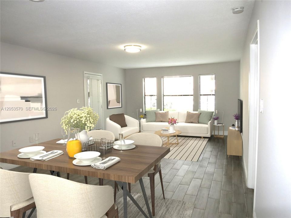 Dining and Living AreaSTAGED