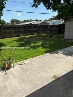 Shared, fully fenced backyard