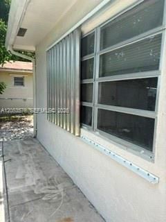 Hurricane panels are provided - just in case...
