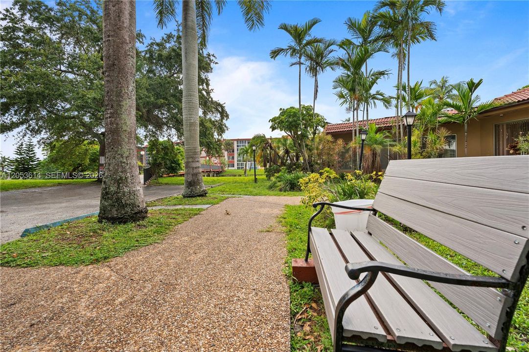 walkway to clubhouse