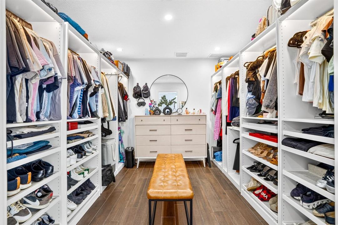 PRIMARY CLOSET