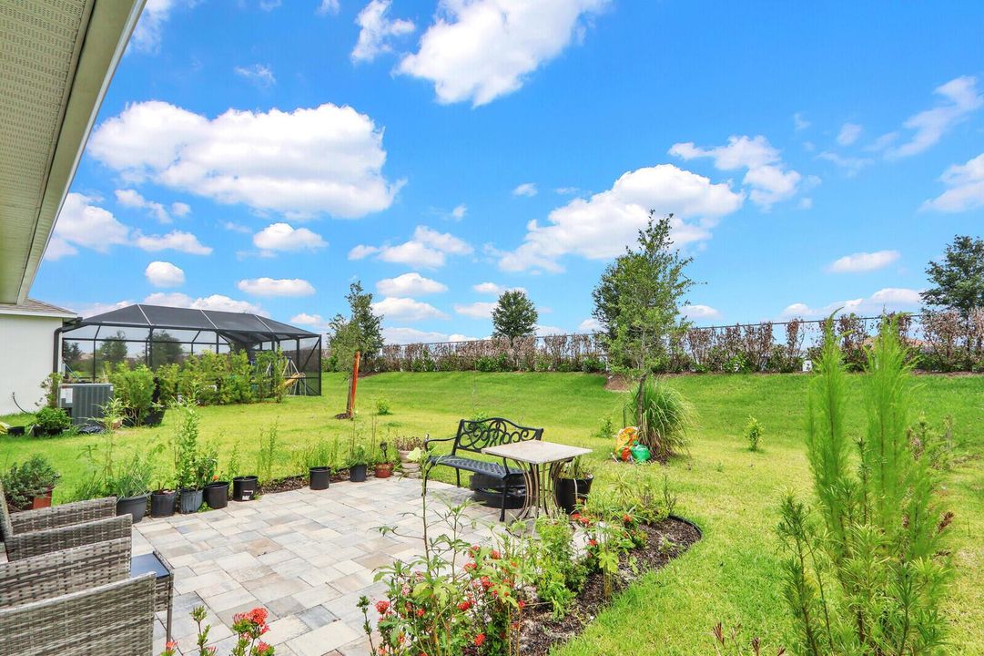 Open Patio and Back