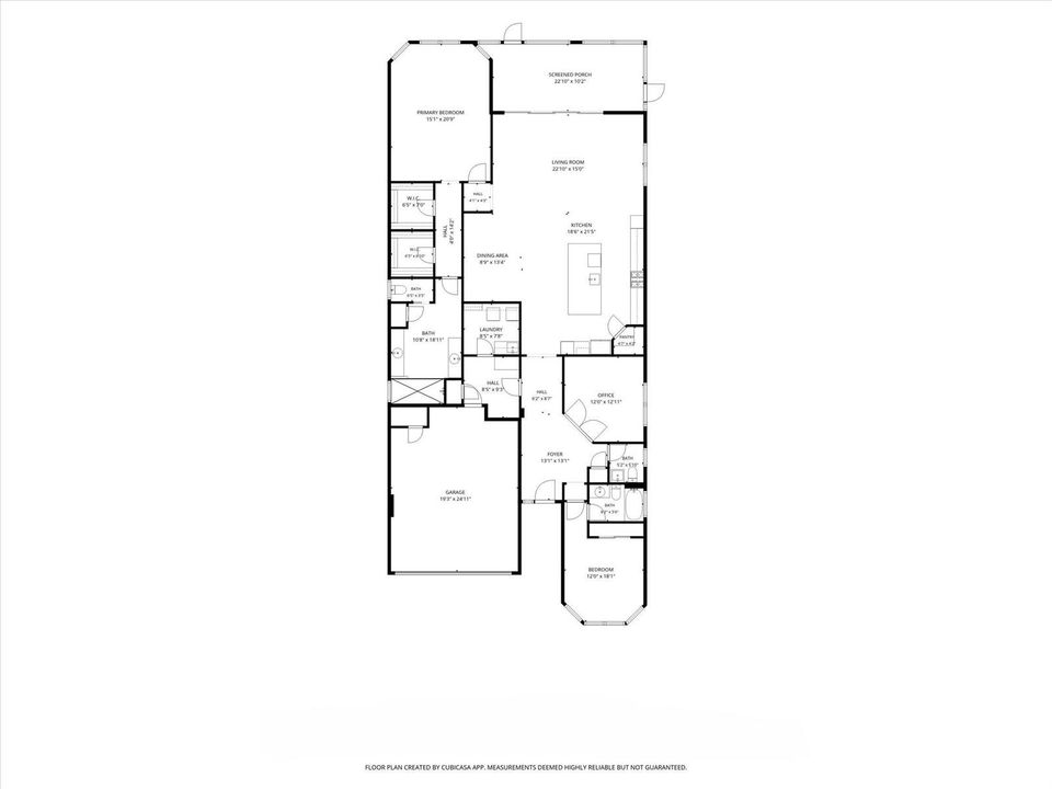 01-2D Floor Plan for 12110 Kalmar Circle