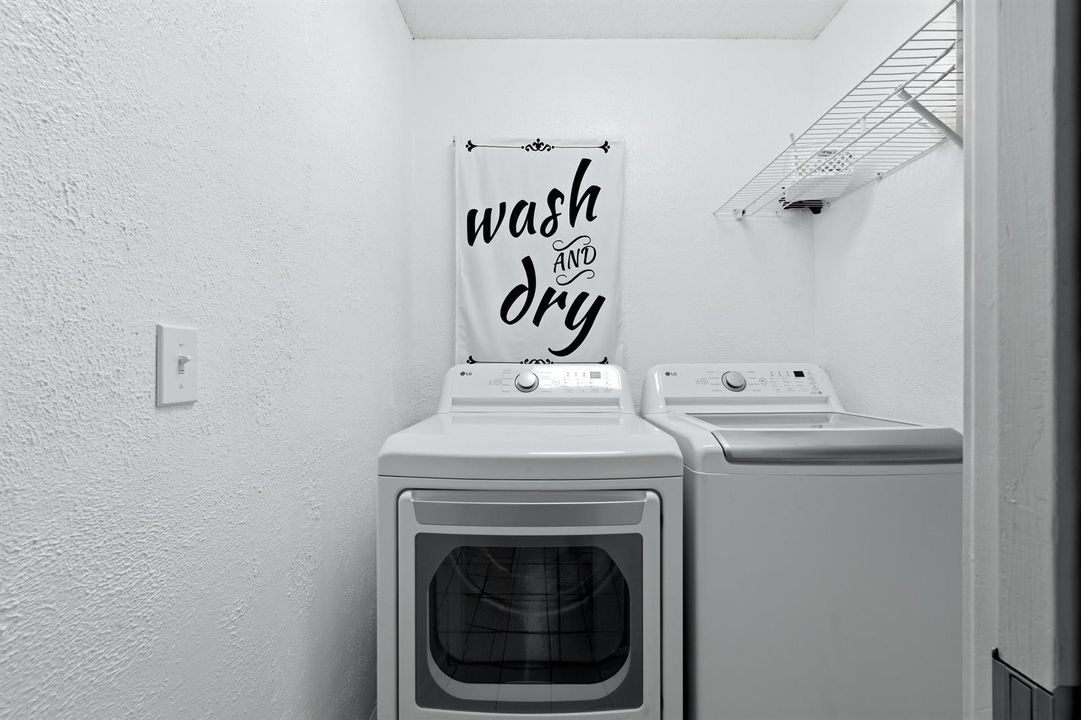 Laundry area