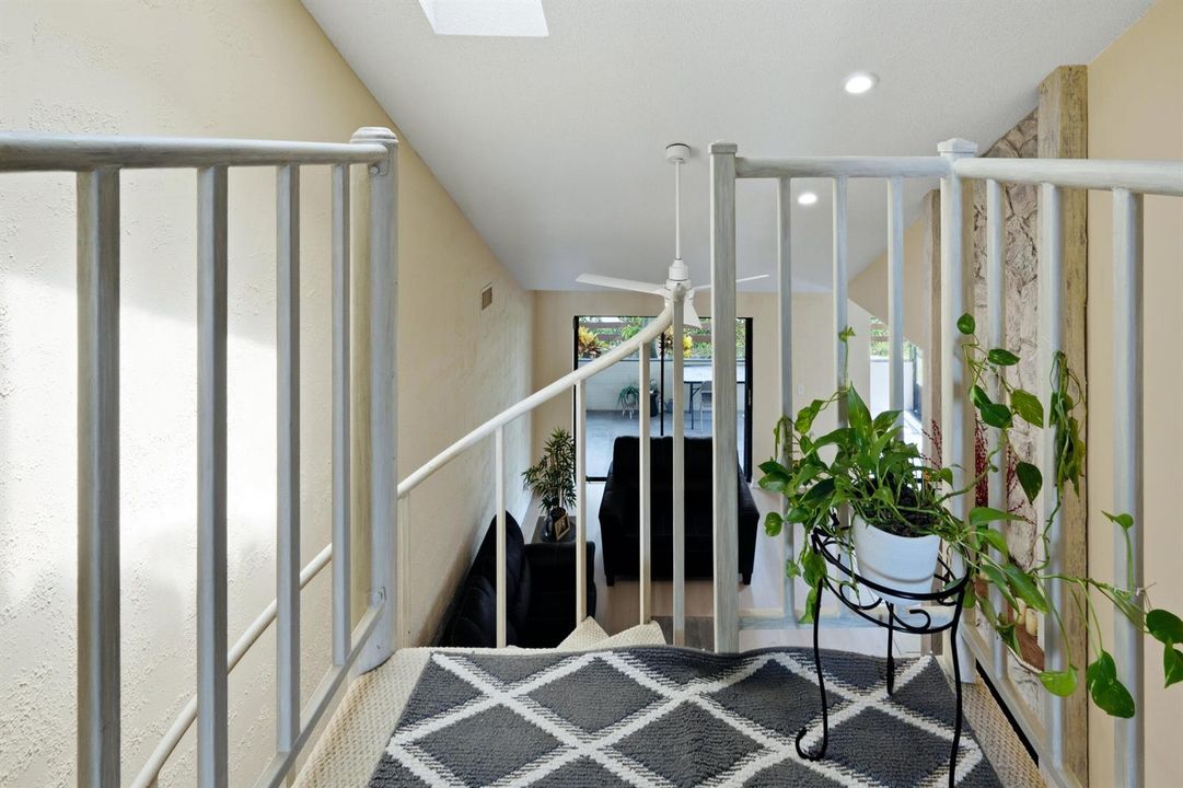 Upstairs landing