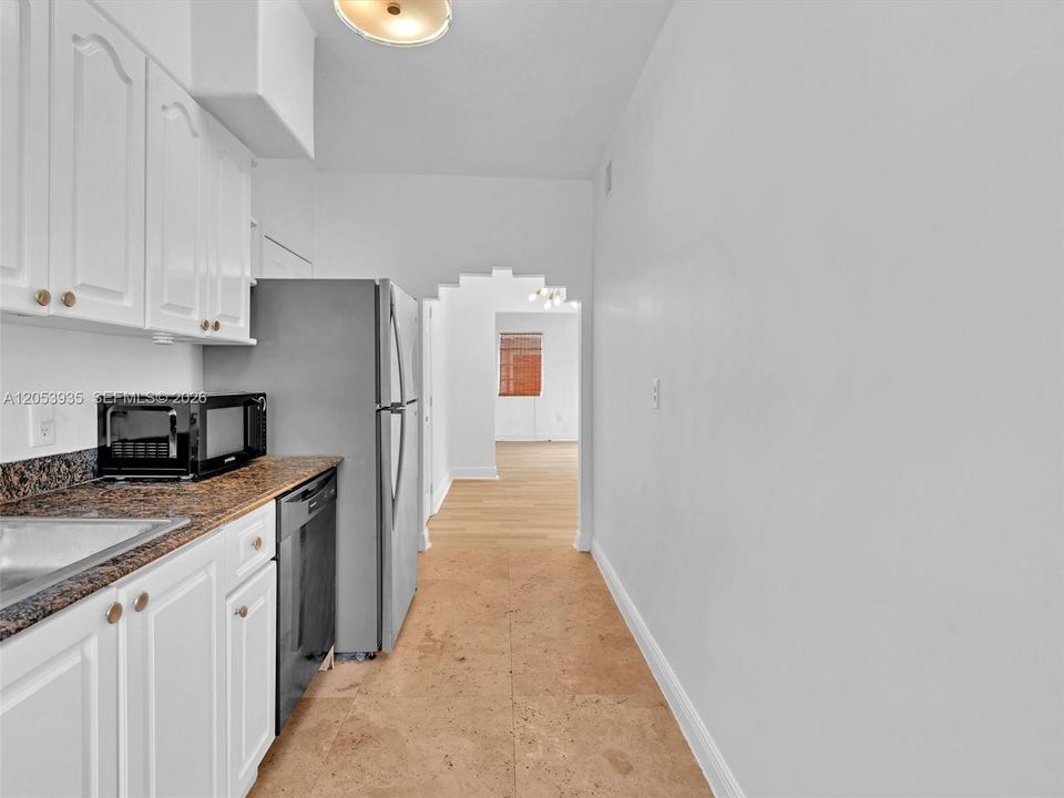 Travertine floors