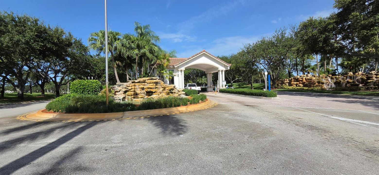 Guard Gated Entrance