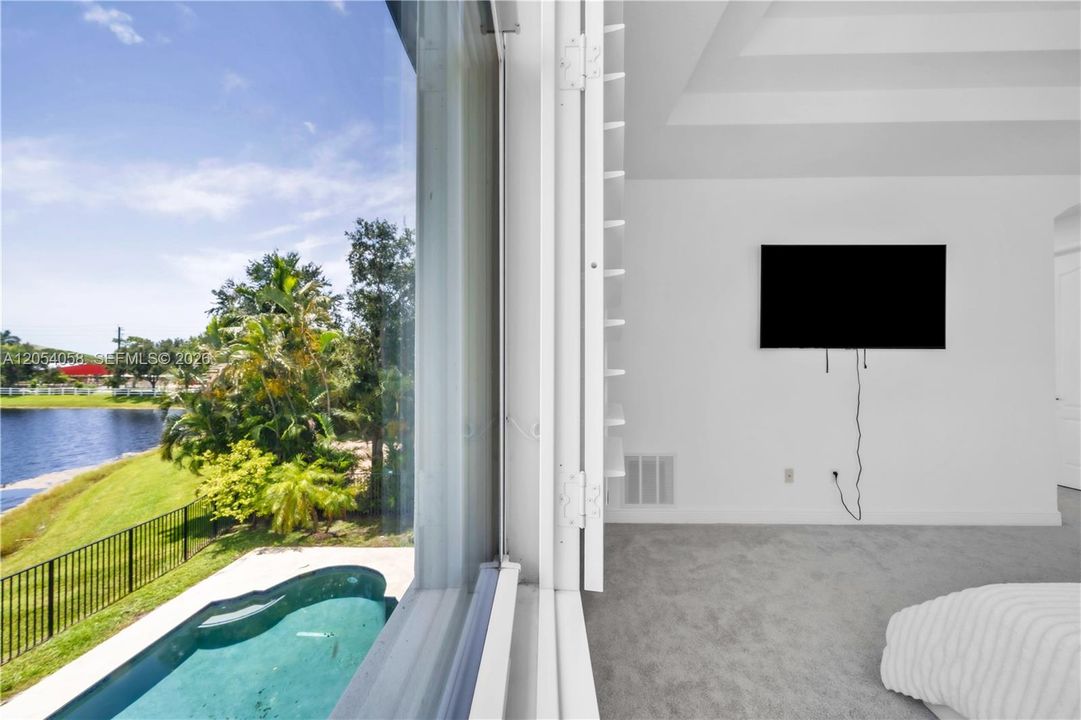 View from master bedroom