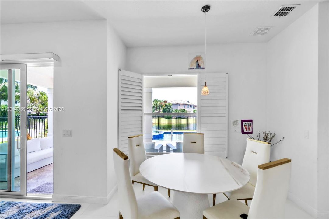 Dining area