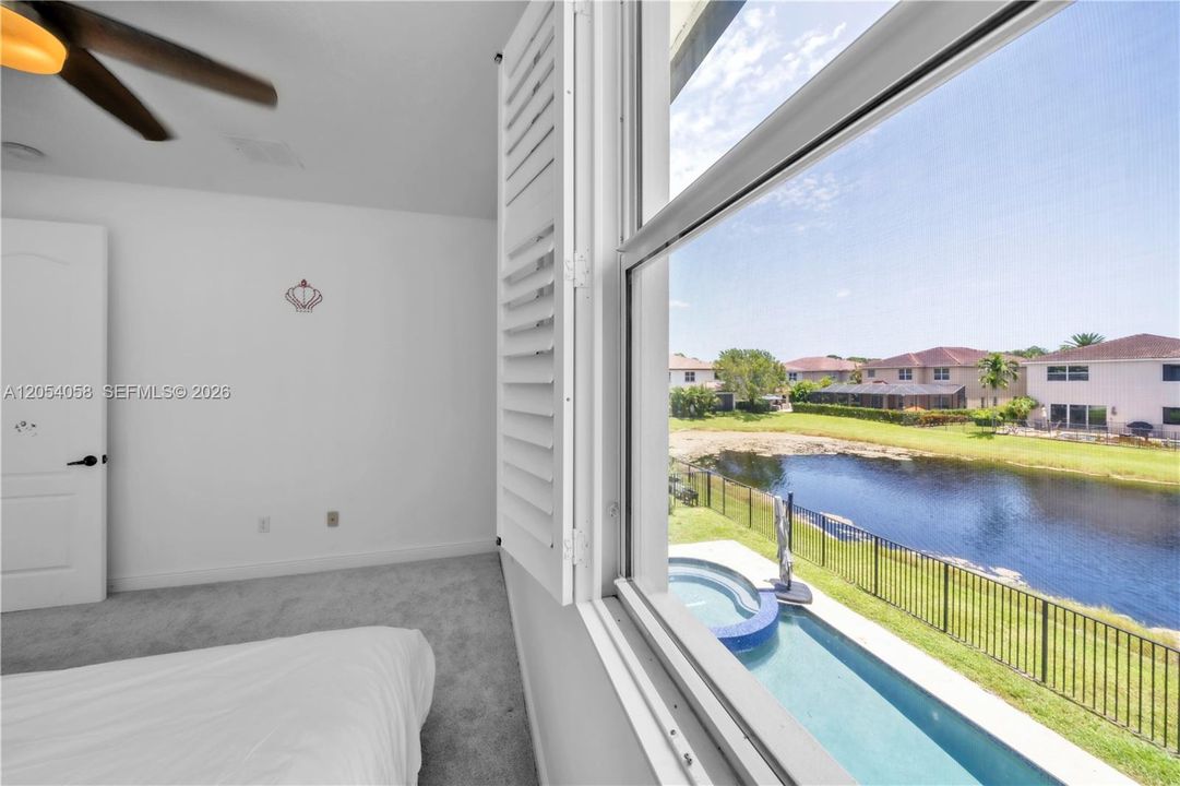 view from guest bedroom