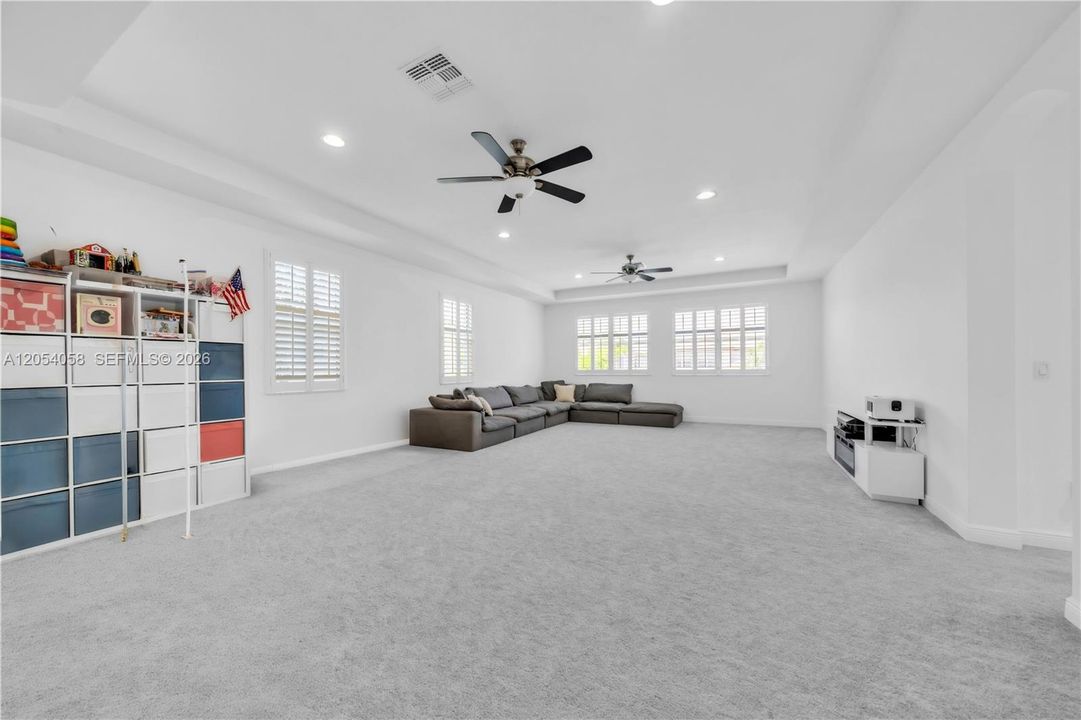 Open loft area