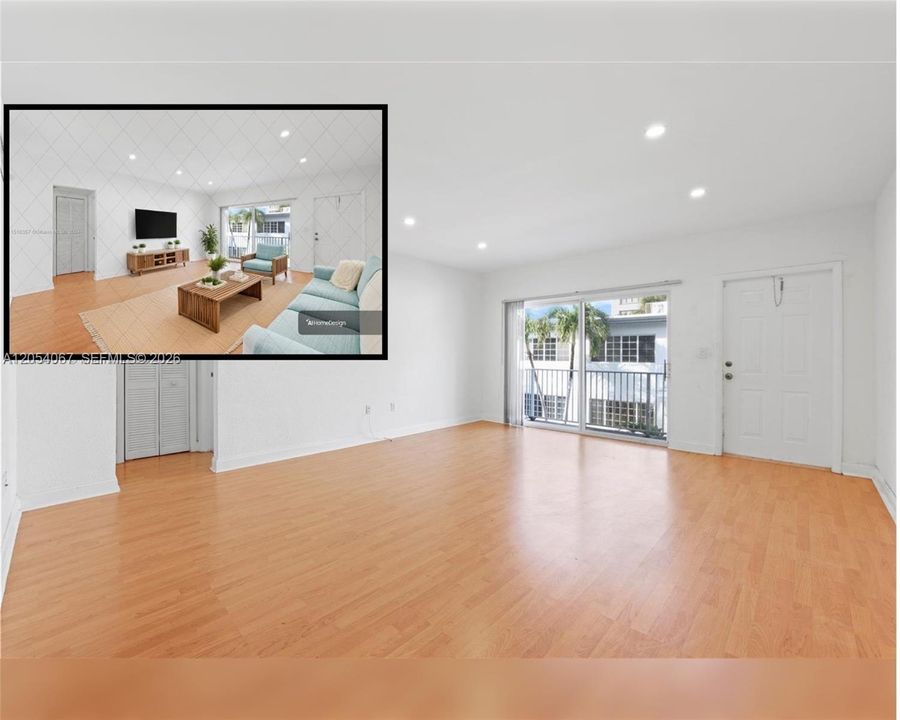 Virtually Staged-Before & After