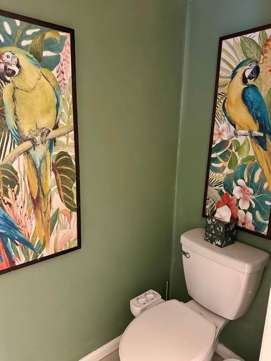 private toliet area