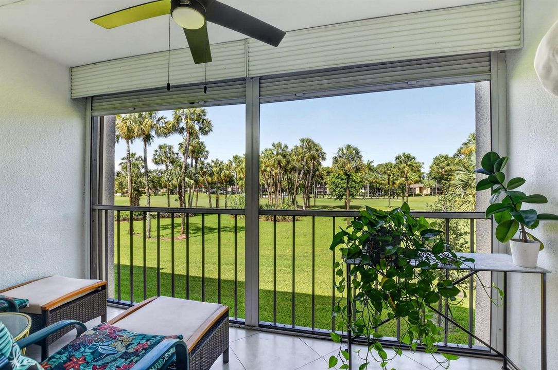 Screened in balcony