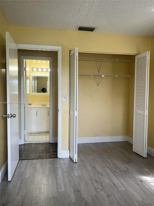 Bedroom# 2 view looking at closet and hall