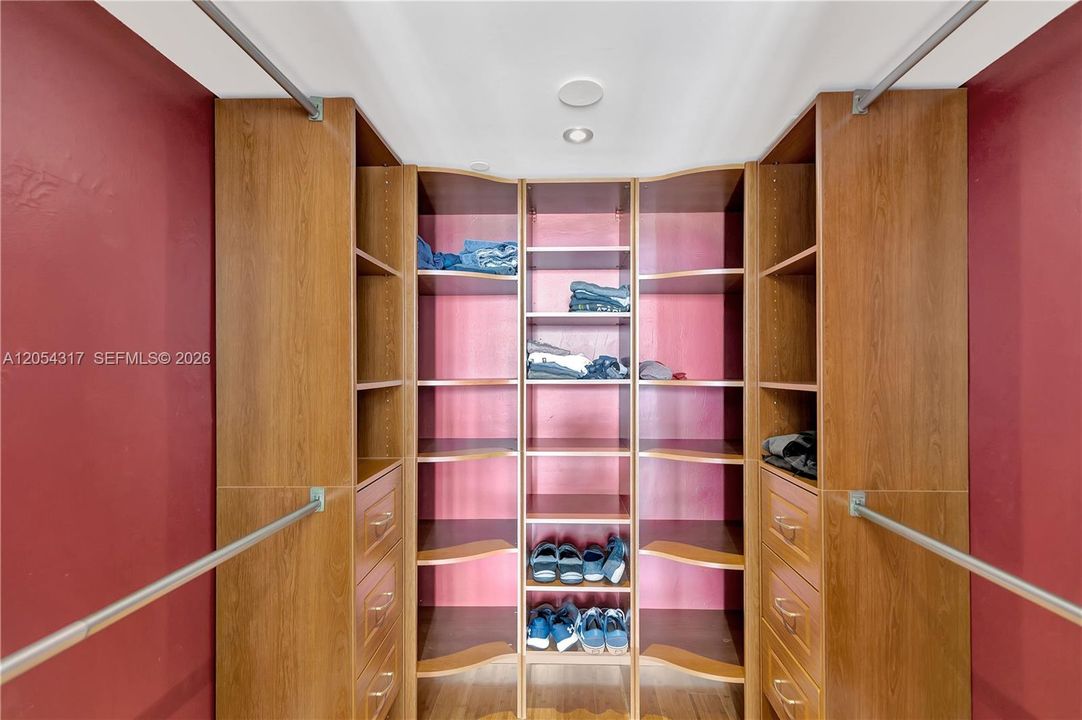 Master Walk-in Closet