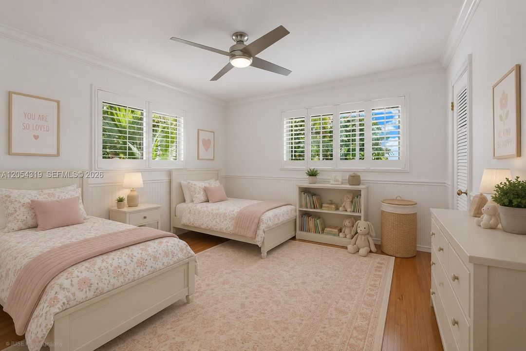 Large Guest Bedroom (virtually staged)